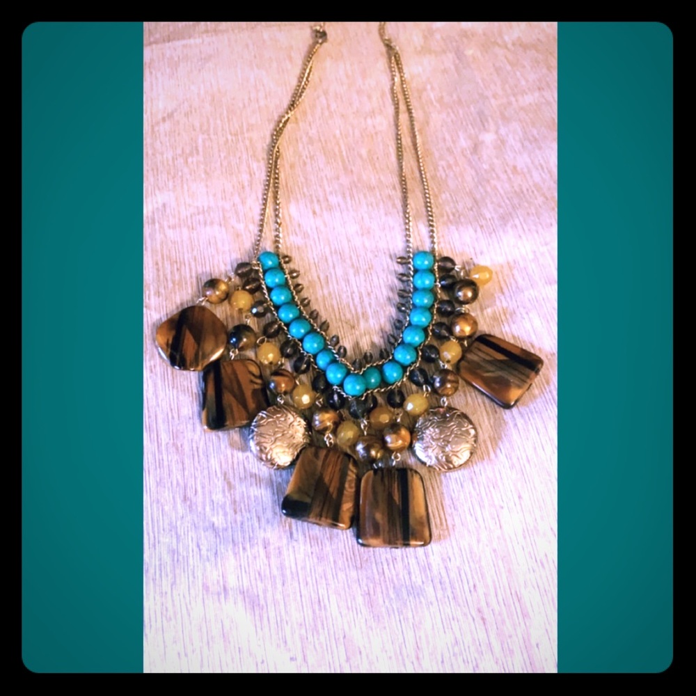 Boho chic necklace